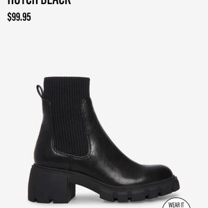 Steve Madden Hutch Black Chelsea Boots
